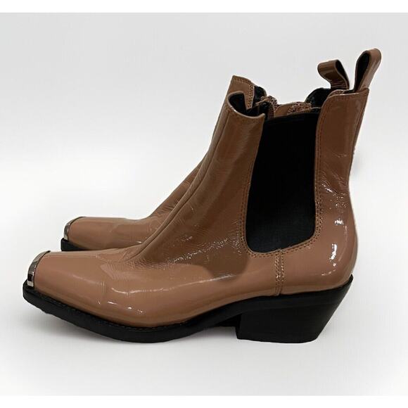 Jeffrey Campbell Tan Ankle Boots - Picture 3 of 10